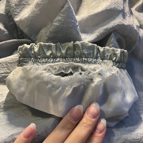 Vintage Winner Gray and Black Color Block Men's Windbreaker Size XL - Picture 7 of 9